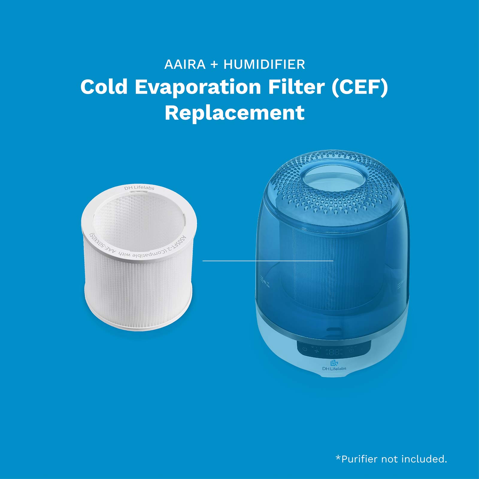 Aaira + Humidifier / Cold Evaporation Filter (CEF)